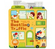 Zestaw wielorazowych żelowych naklejek mideer - The Bustling Traffic