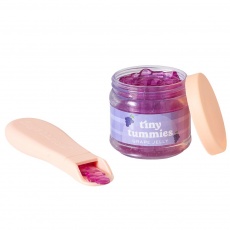 Magiczny słoiczek Tiny Tummies z łyżeczką do karmienia lalek Tiny Harlow - Winogrono