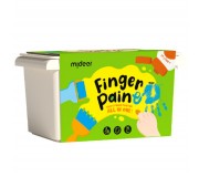 Zestaw farb z akcesoriami do malowania palcami mideer