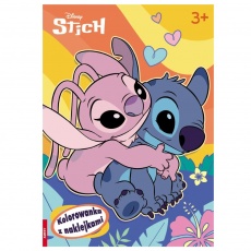 Kolorowanka z naklejkami Stich Wydawnictwo Ameet