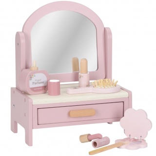 Drewniana toaletka z akcesoriami Little Dutch