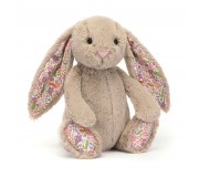 Pluszowy królik z kwiecistymi uszami Petal Jellycat - beżowy 31 cm