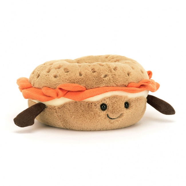Pluszowy Zabawny Bajgiel Jellycat 14 cm