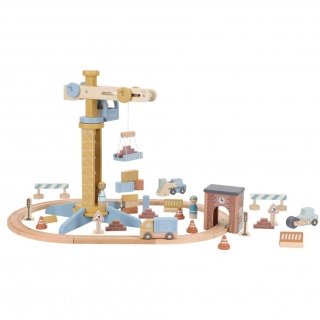 Dźwig budowlany z akcesoriami Little Dutch