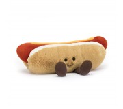 Pluszowy Wesoły Hot Dog Jellycat 25 cm