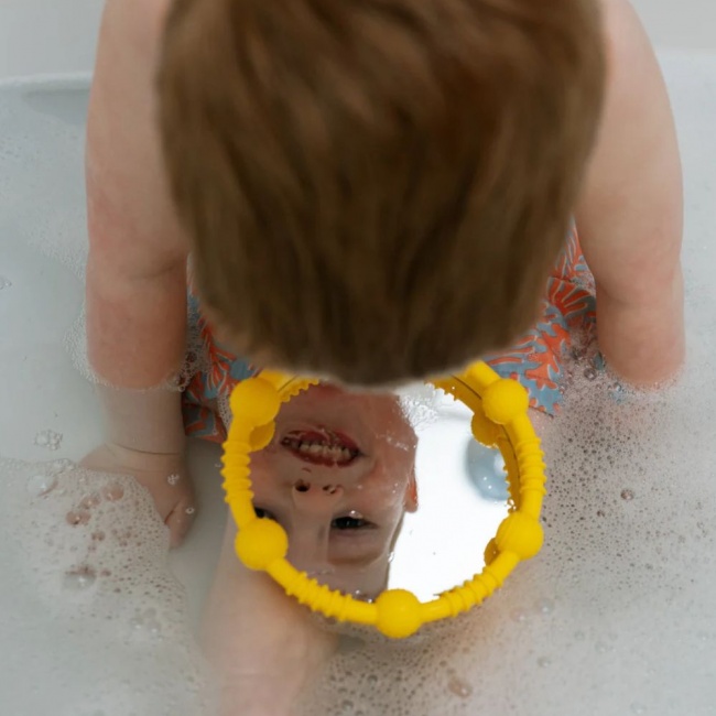 Sensoryczne lusterko do kąpieli Mobi - Lookee