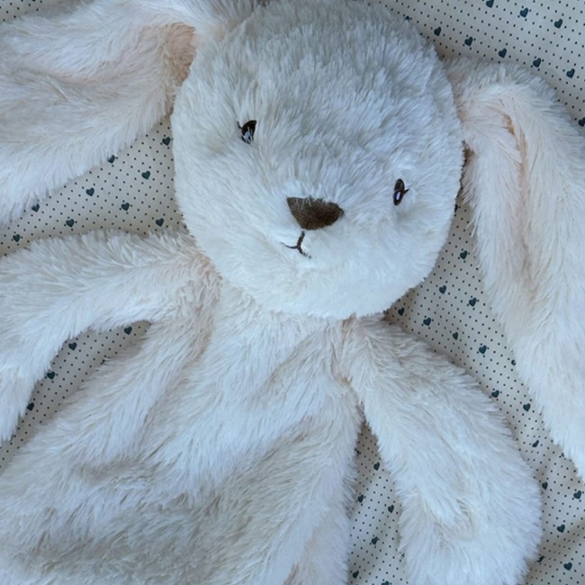Przytulanka z obciążeniem That's Mine - Królik Teddy Cream