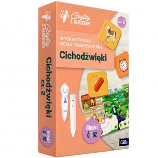 Memo logopedyczne Czytaj z Albikiem Albi - Cichodźwięki cz. 2