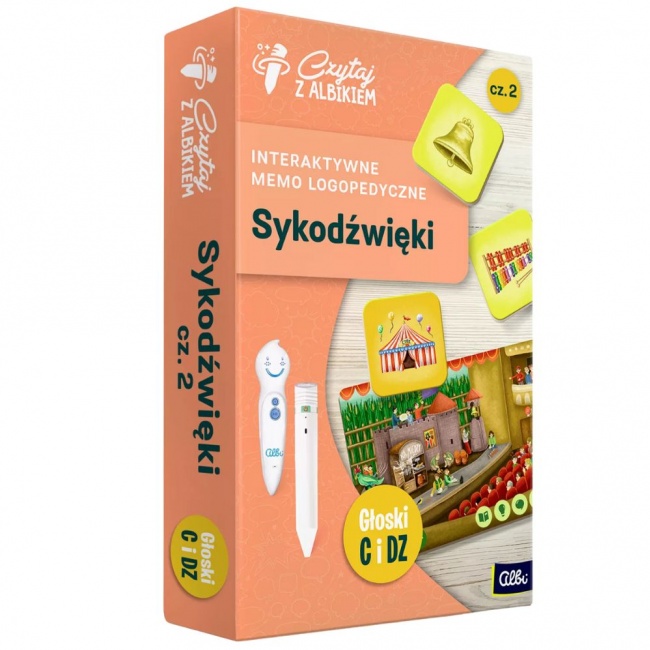 Memo logopedyczne Czytaj z Albikiem Albi - Sykodźwięki cz. 2
