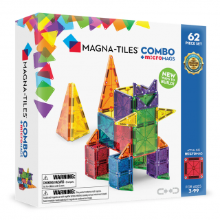 Klocki magnetyczne MAGNA-TILES - microMAGS Combo 62 el.