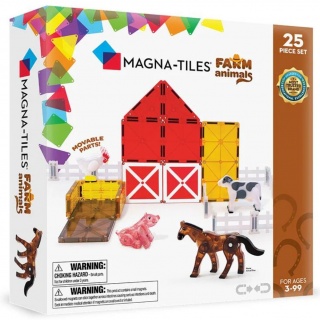 Klocki magnetyczne MAGNA-TILES - Farm Animals 25 el.