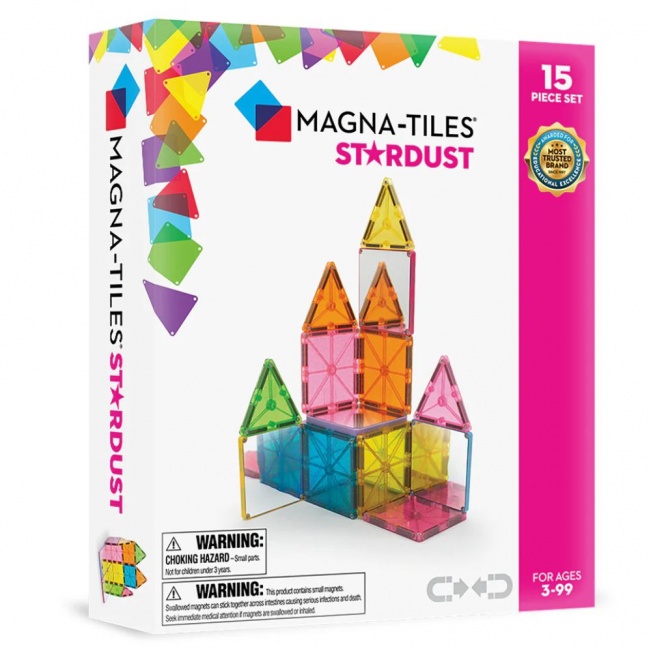 Klocki magnetyczne MAGNA-TILES - Stardust 15 el.