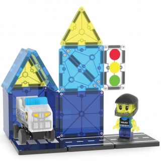 Klocki magnetyczne MAGNA-TILES - Police Patrol 20 el.