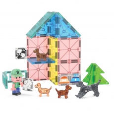 Klocki magnetyczne MAGNA-TILES - Puppy Park 27 el.