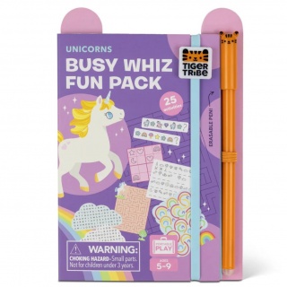 Książeczka pełna łamigłówek, labiryntów i gier Tiger Tribe - Jednorożce