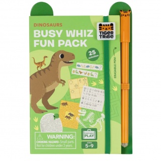 Książeczka pełna łamigłówek, labiryntów i gier Tiger Tribe - Dinozaury