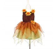 Przebranie Souza! - Sukienka tiulowa z kwiatami i kapelusz czarownica Sabrina 3-4 lata