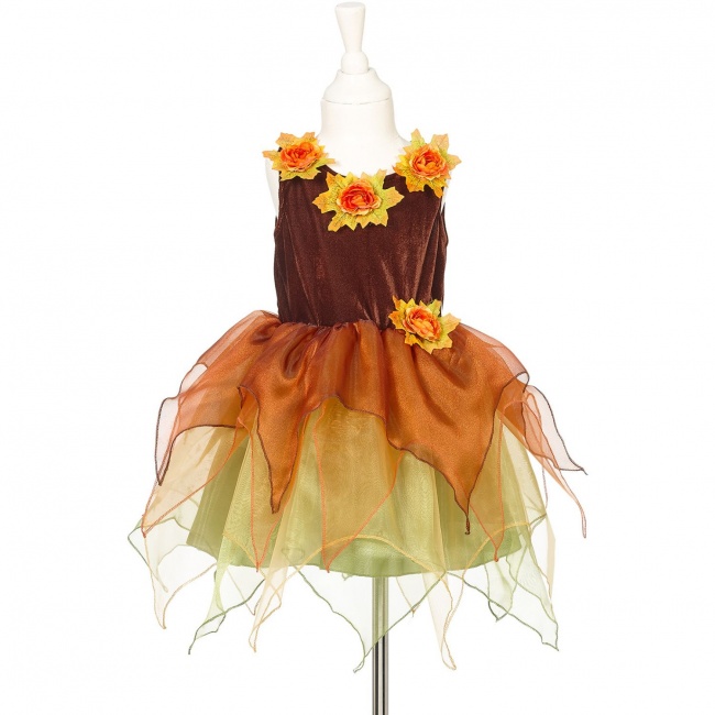 Przebranie Souza! - Sukienka tiulowa z kwiatami i kapelusz czarownica Sabrina 3-4 lata