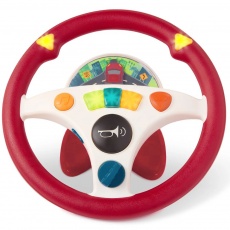 Interaktywna kierownica muzyczna B. Toys - Musical Driving Wheel czerwona