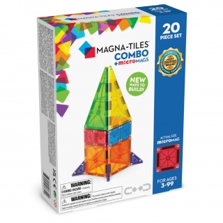 Klocki Magnetyczne MAGNA-TILES microMAGS 20 el. COMBO