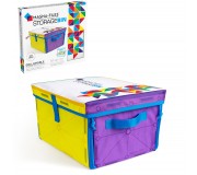 Skrzynia na klocki i Mata interaktywna 2 w 1 MAGNA-TILES