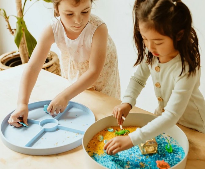 Zestaw sensoryczny Jellystone - Podwodny Świat - wkład do tacki sensorycznej Play Tray