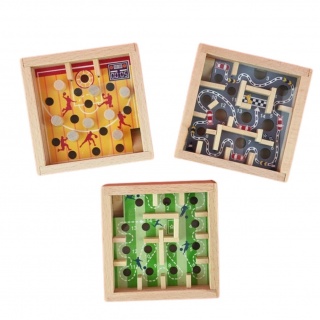 Gra Drewniany Labirynt Robetoy - Puzzle IQ