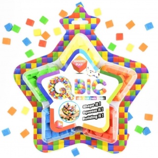 Sensoryczne klocki piankowe - kostki QBIC