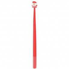 Świąteczny elastyczny długopis Apli Kids - Święty Mikołaj