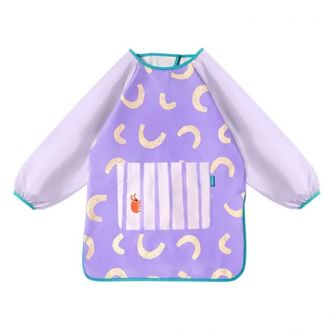 Wodoodporny fartuszek do malowania mideer - fioletowy