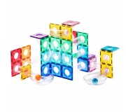 Klocki magnetyczne kulodrom mideer - Tor kulkowy 100 el.