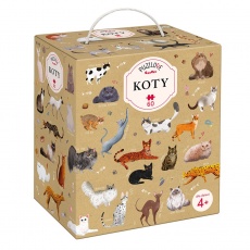 Puzzle rodzinne Puzzlove CzuCzu - Koty 60 el.