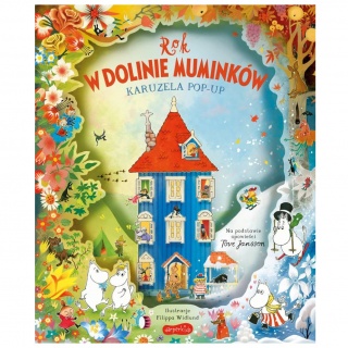 Książka "Rok w Dolinie Muminków. Karuzela pop-up" Wydawnictwo Harperkids
