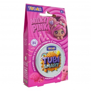 Masa plastyczna TUBI SMART plastelina TUBAN - Milky Pink 50 g