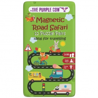 Podróżna gra magnetyczna The Purple Cow - Drogowe Safari
