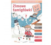Książka "Zimowe łamigłówki. Łamigłówki mądrej główki" Wydawnictwo Siedmioróg