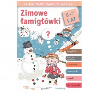 Książka "Zimowe łamigłówki. Łamigłówki mądrej główki" Wydawnictwo Siedmioróg
