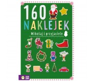 Książka "160 naklejek. Mikołaj i przyjaciele" Wydawnictwo Zielona Sowa