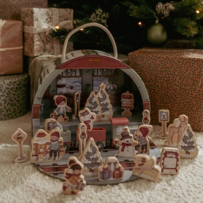 Kalendarz adwentowy w walizeczce Little Dutch X-MAS