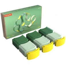 Zestaw konstrukcyjny tory Waytoplay Builder Set - Łuki 54 el.
