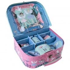 Zestaw do herbaty w walizeczce Floss&Rock - Baletnice 9 el.