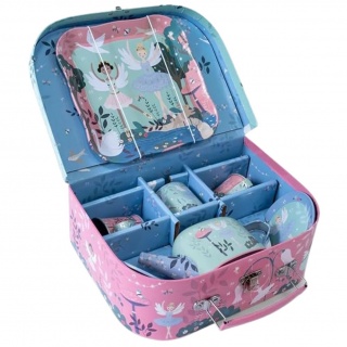 Zestaw do herbaty w walizeczce Floss&Rock - Baletnice 9 el.