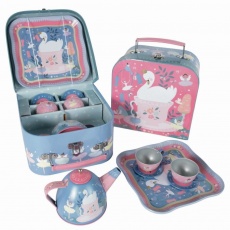 Zestaw do herbaty w walizeczce Floss&Rock - Baletnice 7 el.