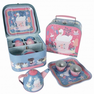 Zestaw do herbaty w walizeczce Floss&Rock - Baletnice 7 el.