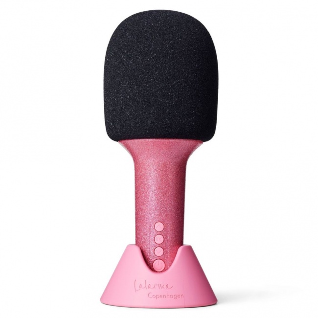 Mikrofon karaoke Glitter Groove Lalarma - Rose