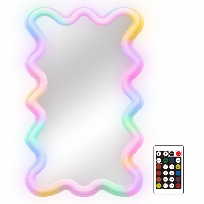 Świecące lustro tańczące w rytm muzyki LED Lalarma - małe