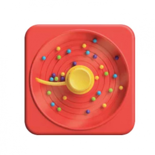 Sensoryczny kwadrat PlayTab - Zmiatacz Kulek