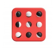 Sensoryczny kwadrat PlayTab - Biało-Czarne Kuleczki