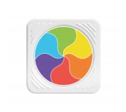 Sensoryczny kwadrat PlayTab - Tęczowe Kółeczko