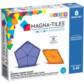 Klocki magnetyczne MAGNA-TILES - Zestaw do rozbudowy Polygons 8 el.